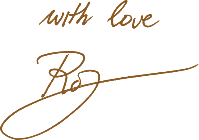 with love, Roy